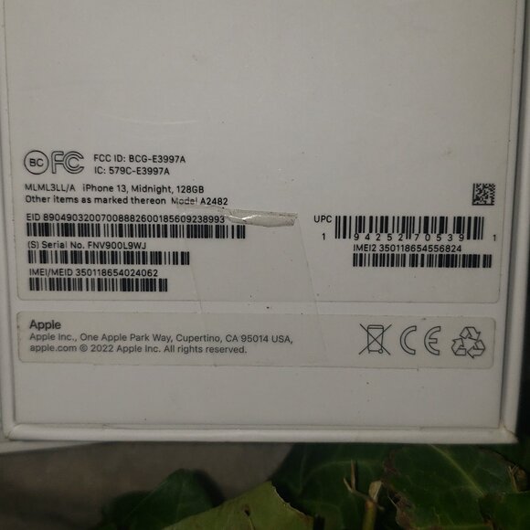 Apple iphone 13 BOX ONLY - Picture 2 of 4